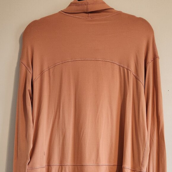 Lululemon Ready to Rulu Pink Savannah Cowl Neck Long Sleeve Size 12 - Picture 4 of 13